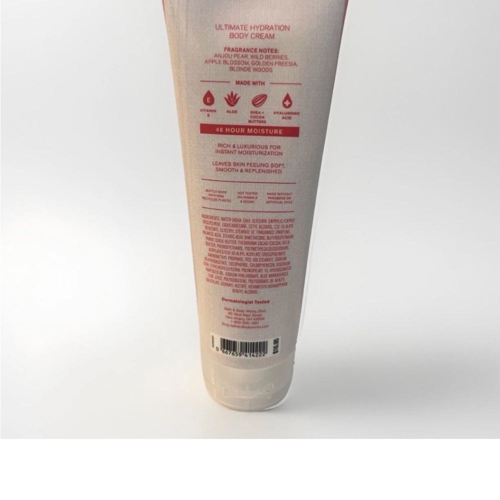 Bath & Body Works Pearberry Body Cream 8 oz, Set of 3, Brand New - Picture 2 of 3